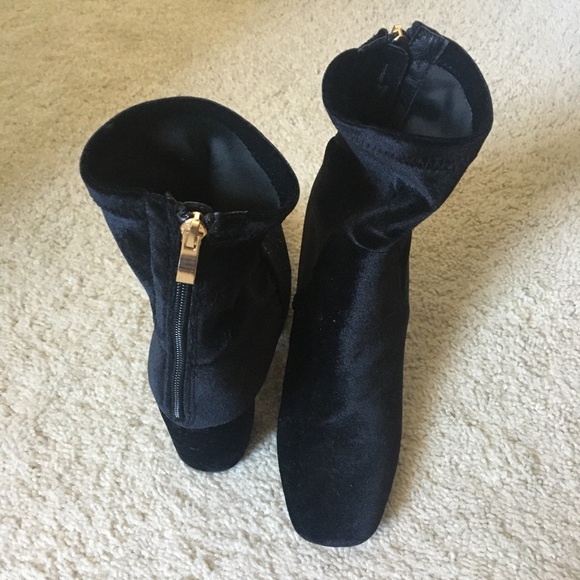 ASOS Truffle Velvet Ankle Boot - Picture 5 of 5